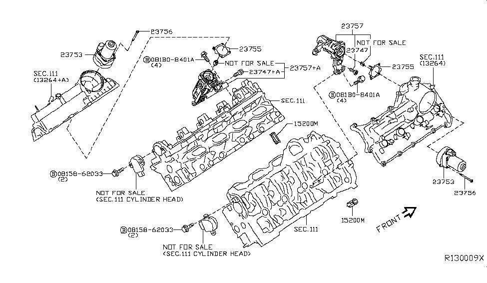 Nissan 23756-EZ30A Bolt-Motor