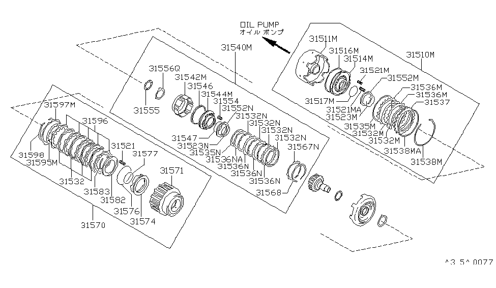 Nissan 31532-21X05 Plate Assembly-Drive