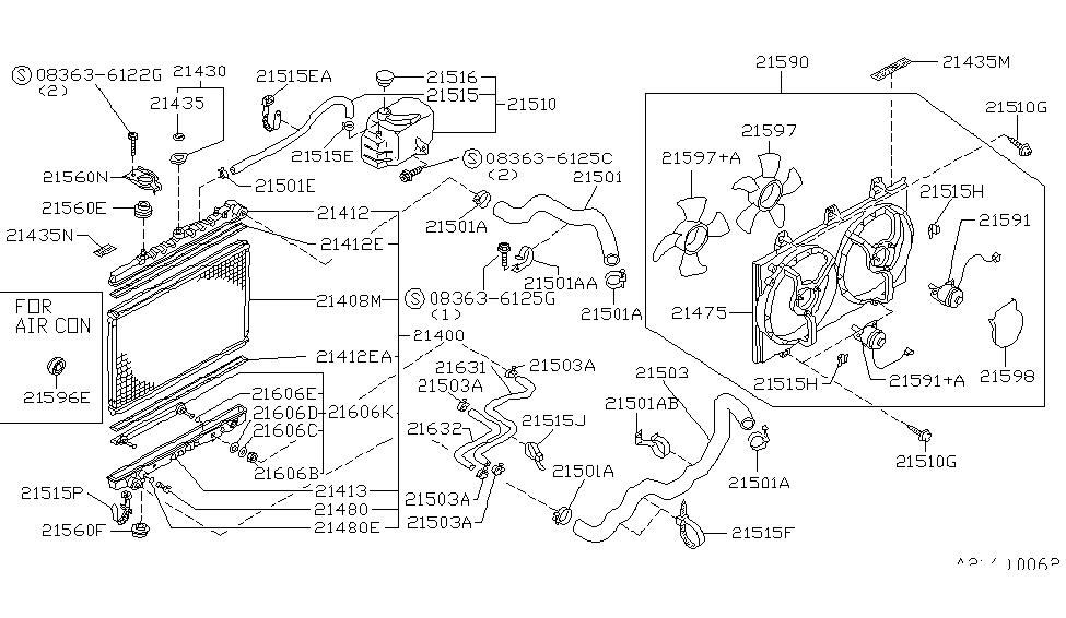 Nissan 21692-51S00 Washer-Plain