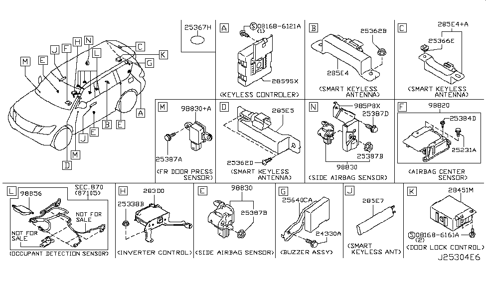 Nissan 985P8-1LA0A Noise Shield