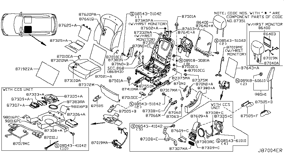 Nissan 876N9-1LB5A Bolt