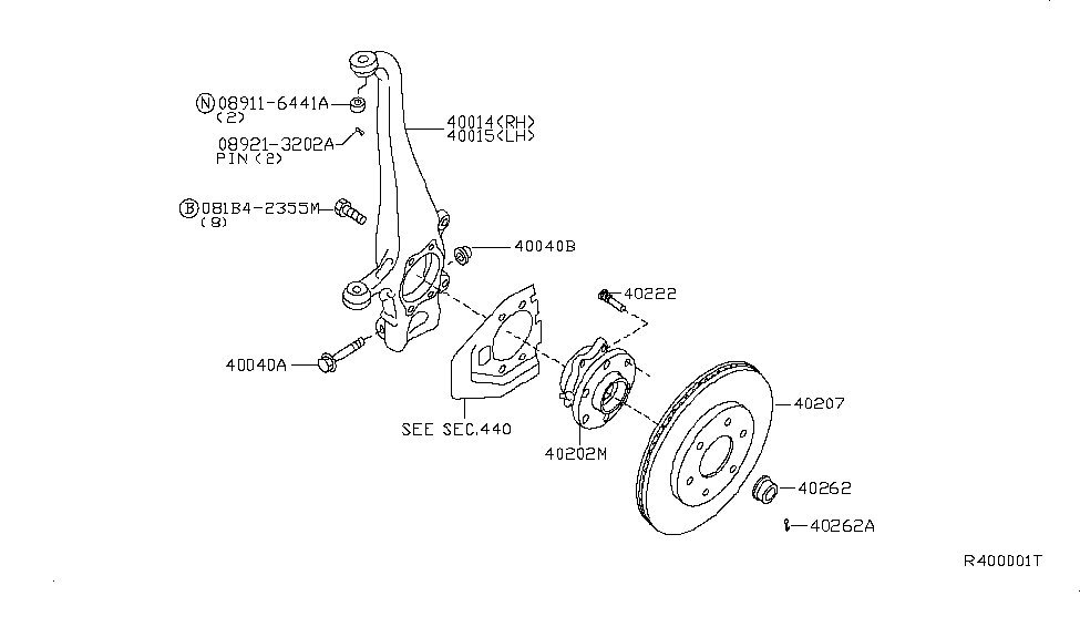 2012 Nissan Xterra Front Axle - Nissan Parts Deal