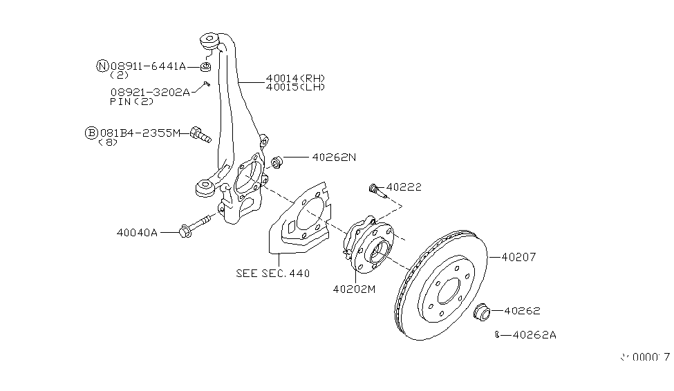 2005 Nissan Xterra Front Axle Nissan Parts Deal