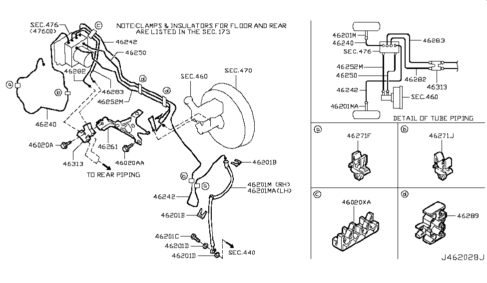 Nissan 46272-16Y01 Insulator