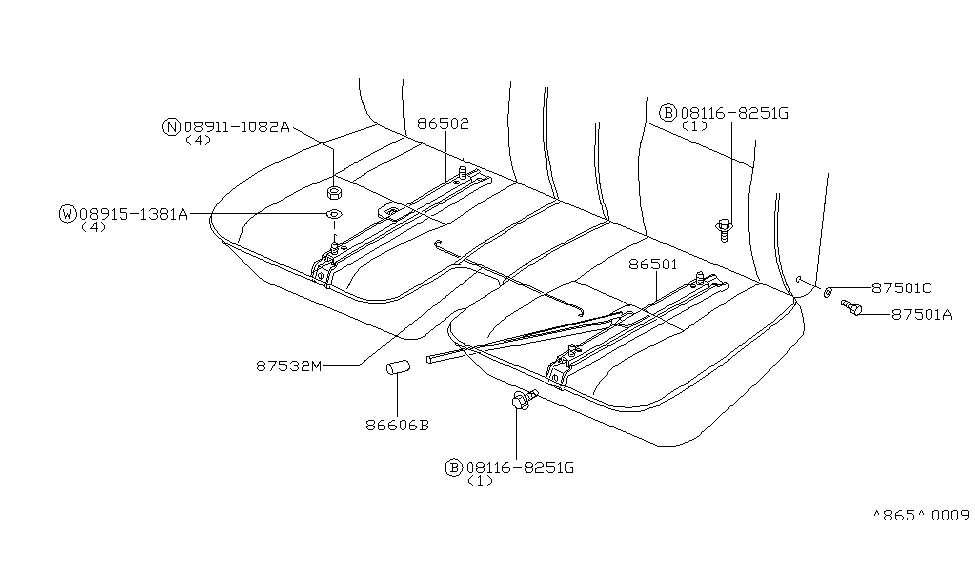 86603-32000 Nissan Cap