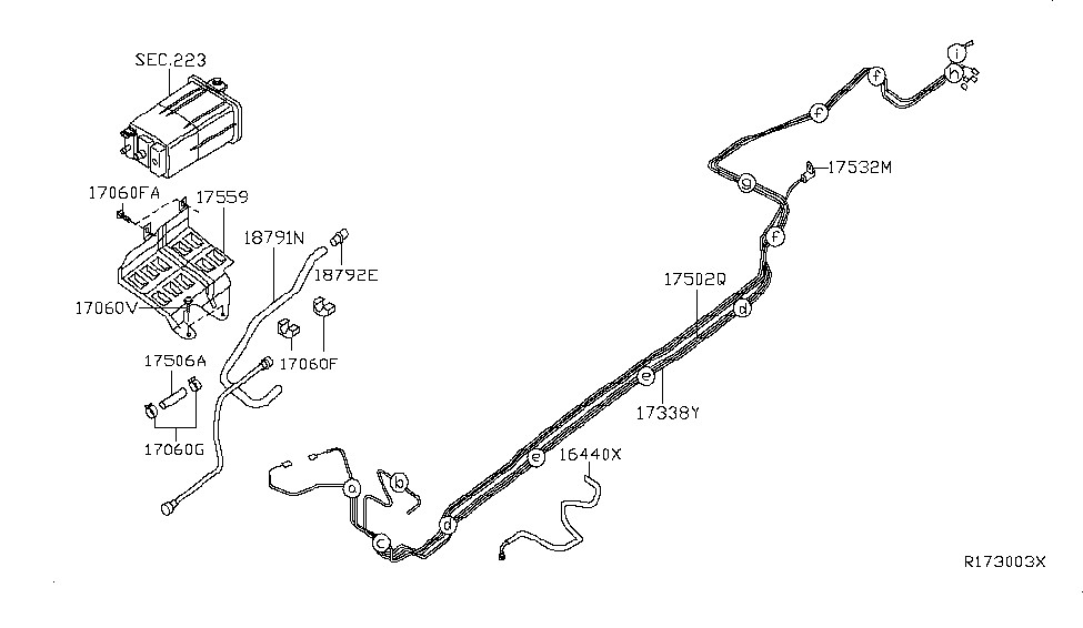 Nissan 16440-ET80A Hose-Fuel