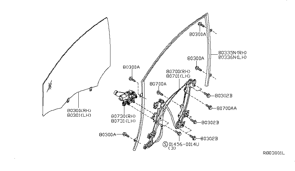 Nissan 01456-0034U Screw