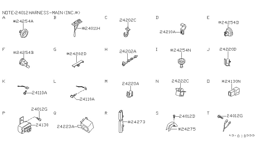 Nissan 24130-P7101 Diode