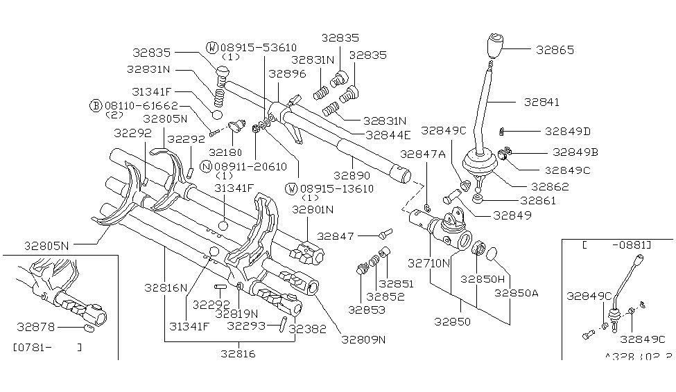 Nissan 32850-E9501 Guide-Striking