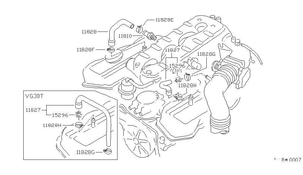 1985 Nissan 300ZX Crankcase Ventilation Nissan Parts Deal