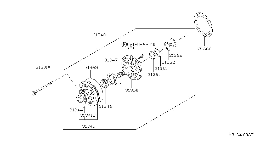 Nissan 31341-X8600 HOUSNG Oil Pump