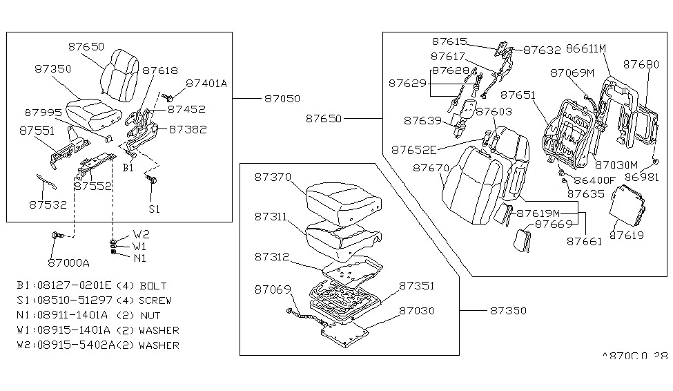 Nissan 87030-16P00 Drive Unit-SONC