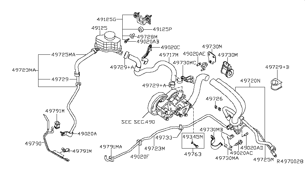 49721-JA000 - Genuine Nissan Parts