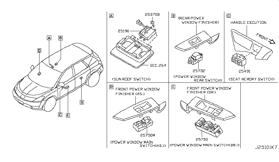 Nissan 01454-N4011 Screw