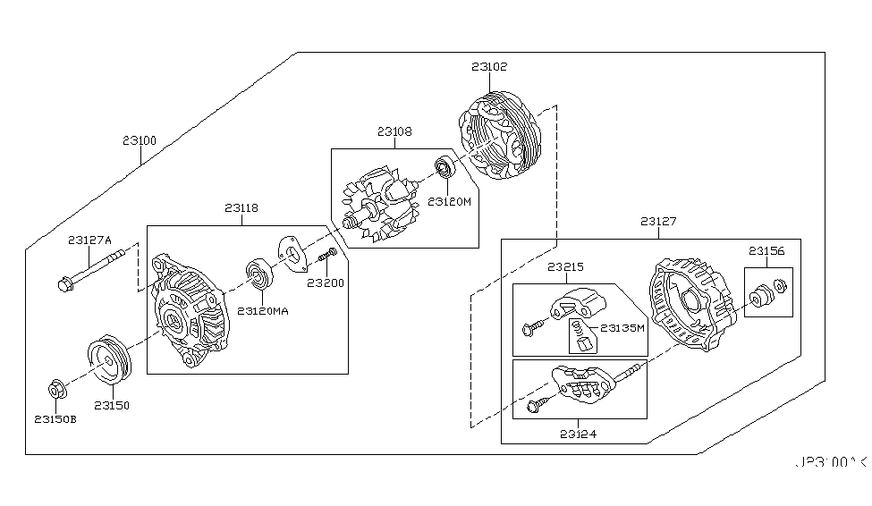 Nissan 23108-4M500 Rotor Assembly