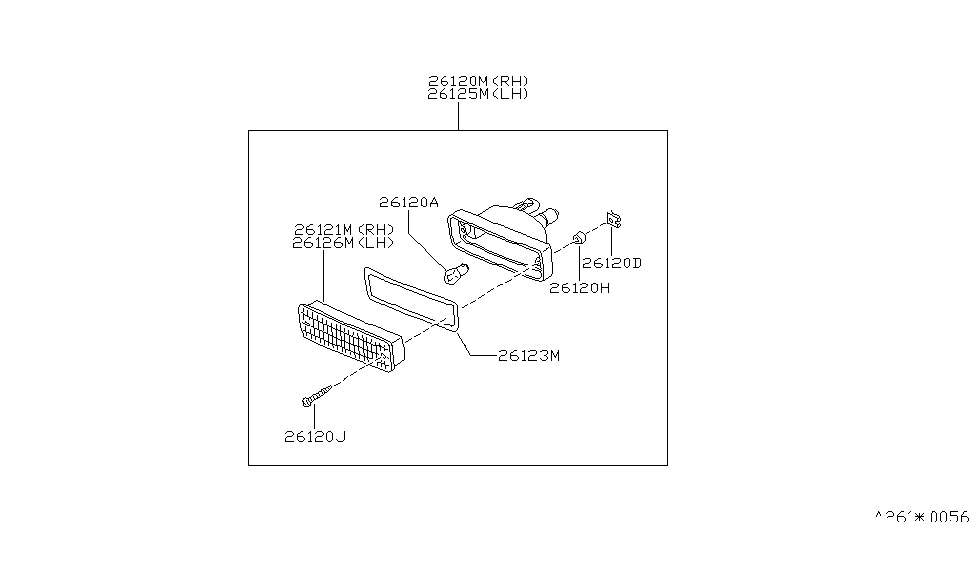 Nissan 26133-D4001 Packing