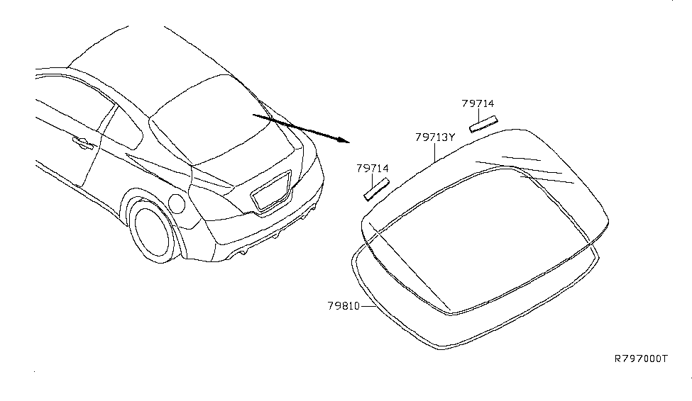 2009 Nissan Altima Coupe Rear Window Nissan Parts Deal