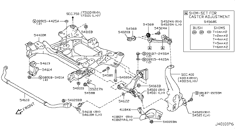 Nissan 081B7-2255M Bolt