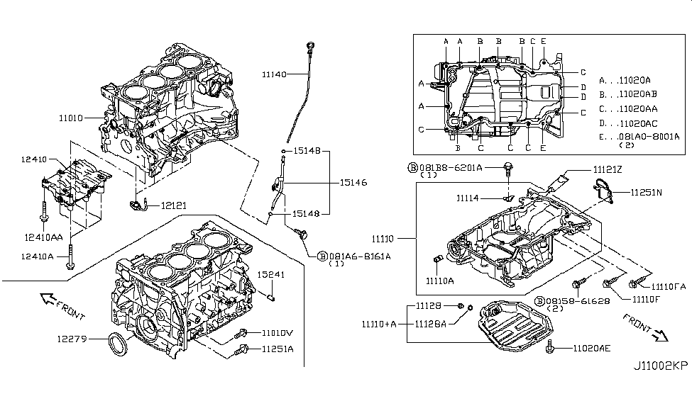 Nissan 11298-3TS4A Bolt