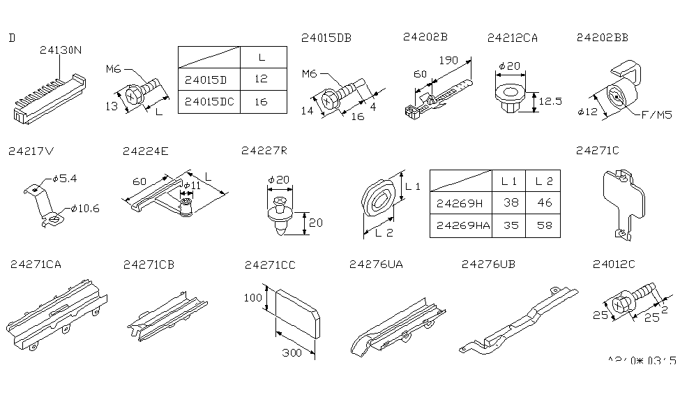 Nissan 24283-1E400 Protector-Harness