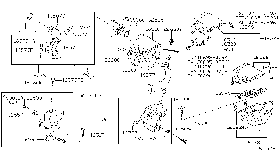 Nissan 16579-1E400 Pipe-Blow By