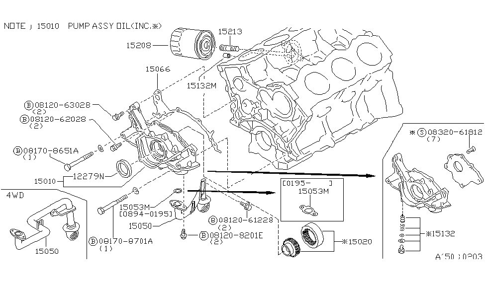 Nissan 08170-8651A Bolt-Hex