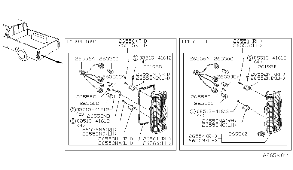 Nissan 26950-01G20 Bracket F/HARNESS