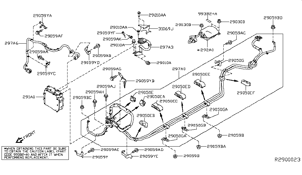 Nissan 24230-4BC2E Bracket-Harness