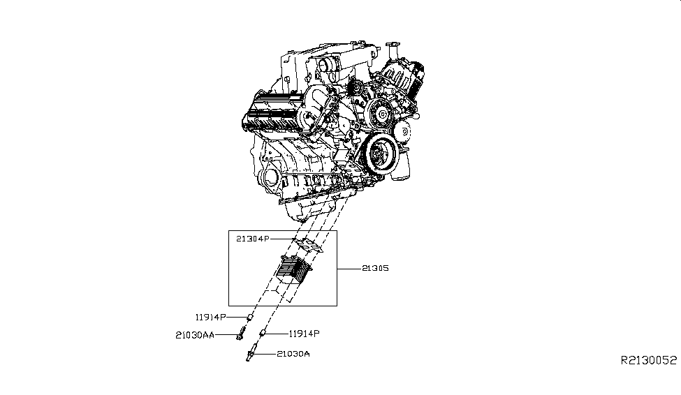 Nissan 21041-EZ40A Spacer