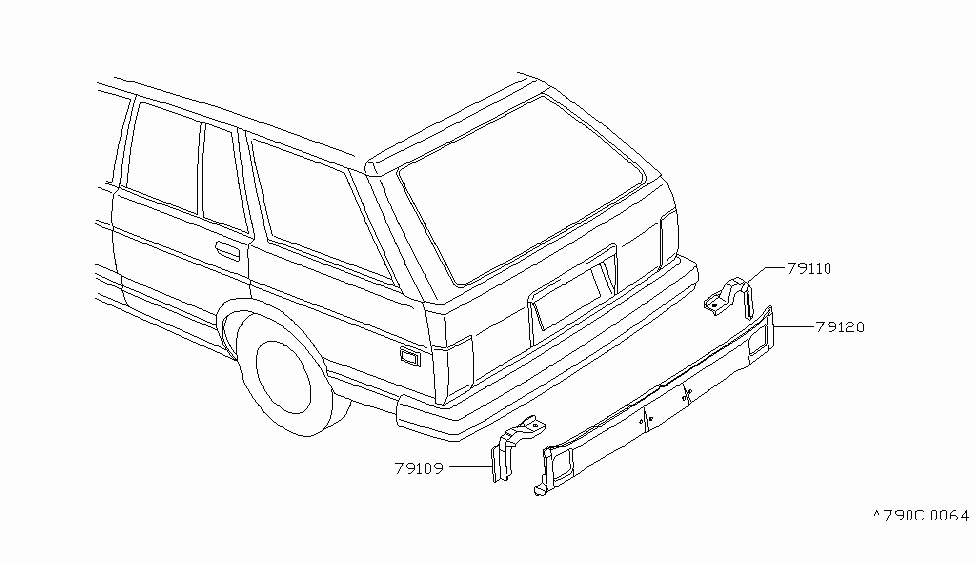 Nissan 76519-W2700 Plate Closing