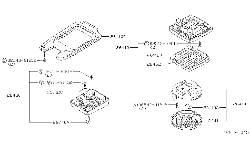 Nissan 08310-31012 Screw