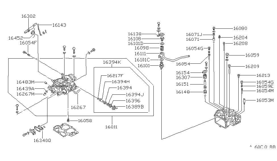 Nissan 16331-W8800 COMPENSATOR IDL