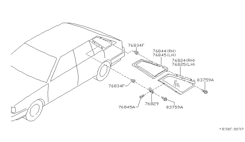 Nissan 01461-00541 Screw