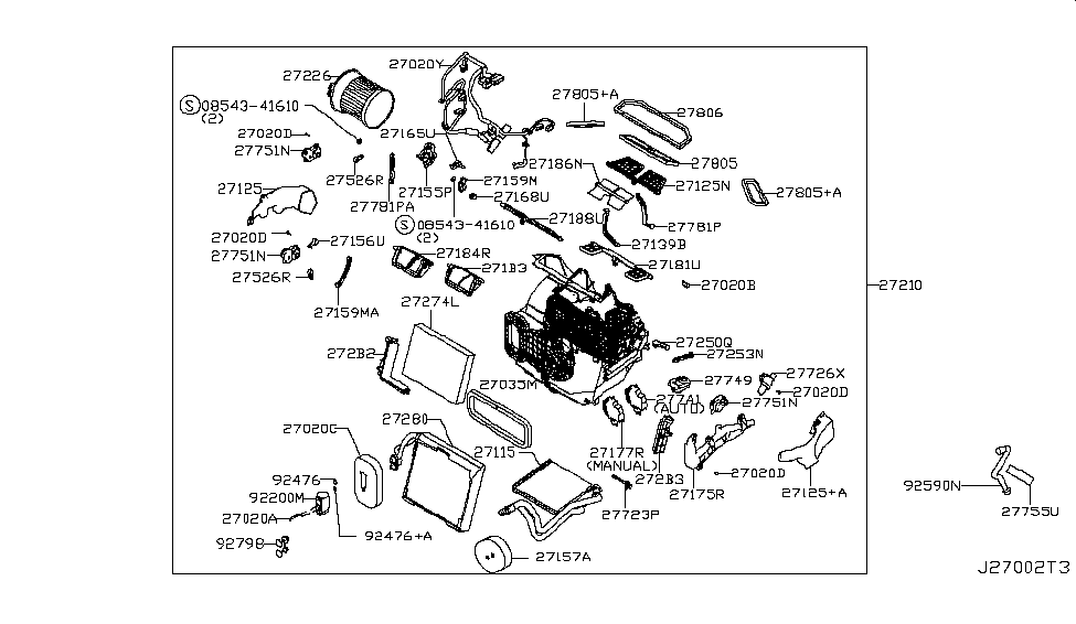 Nissan 27183-4BU0A Door-Mix