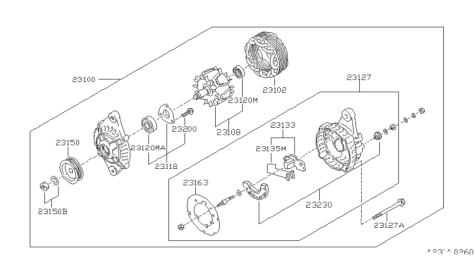 Nissan 23163-F6500 Guide-Alternator Fan