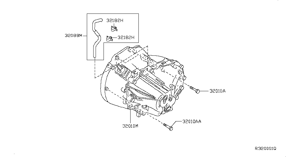 2014 Nissan Sentra Manual Transmission, Transaxle & Fitting