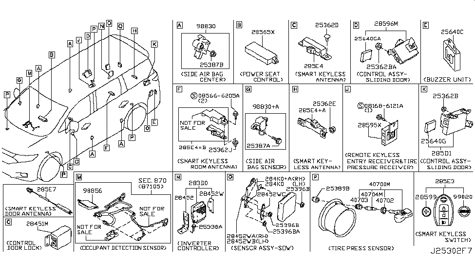 Nissan 28452-1JA4A Bracket-Electric Unit