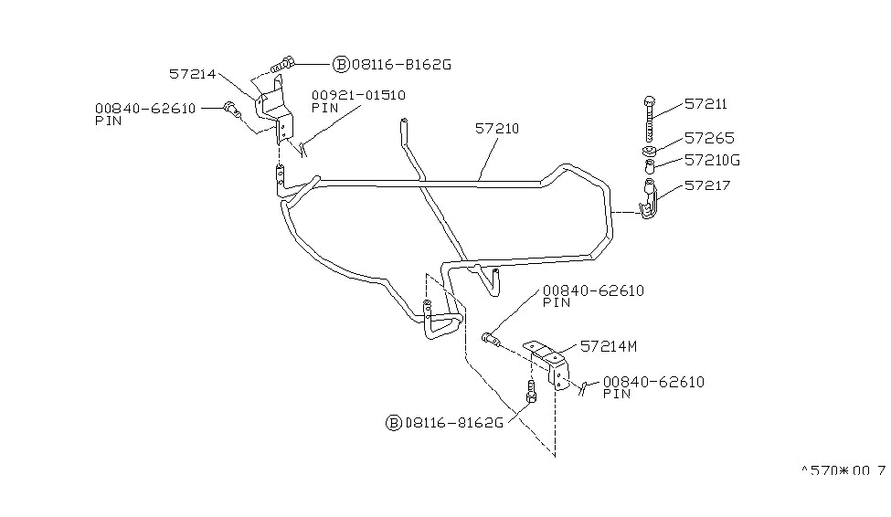 Nissan 57234-17C00 Collar-Clamp