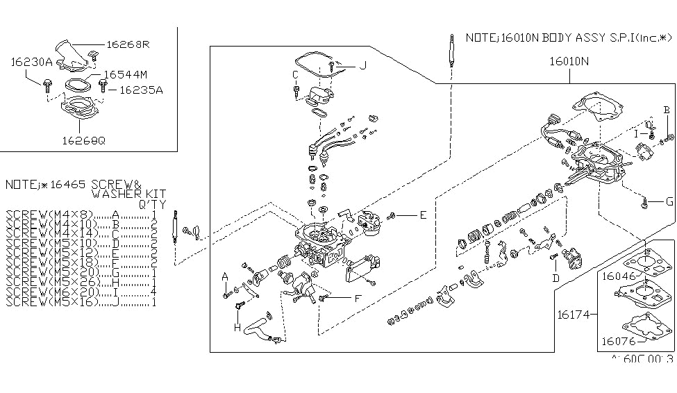 Nissan 16552-17C00 Guide Air