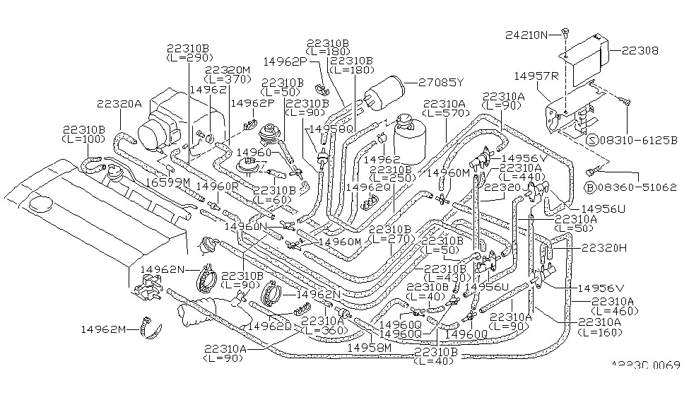 Nissan 08310-6125B Bolt