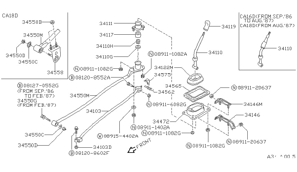 Nissan 34146-50M02 Plate-Bolt