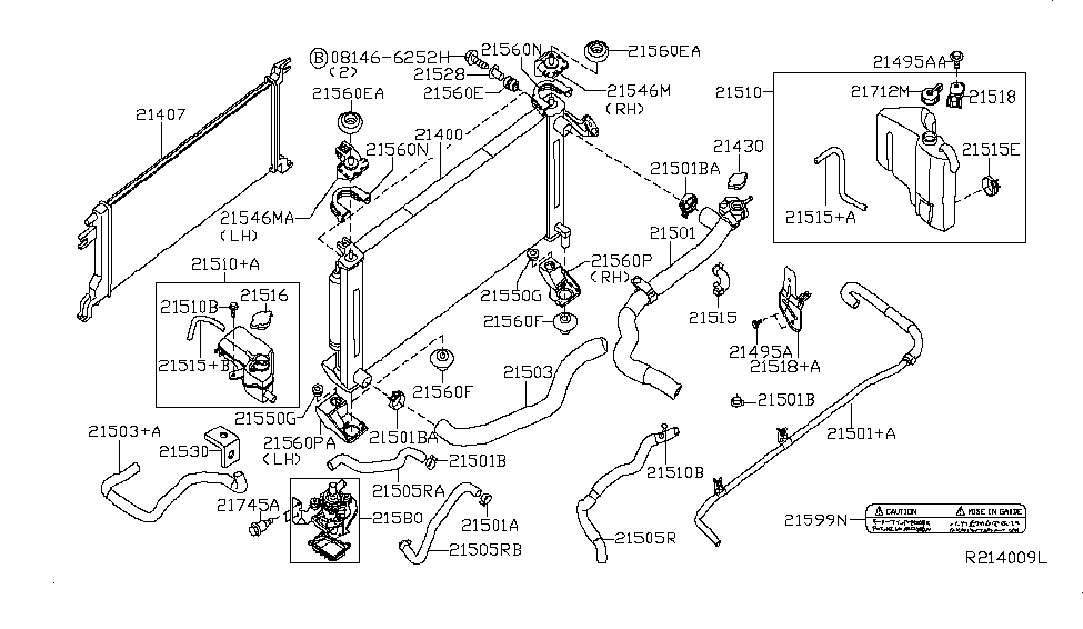 Nissan 21542-JA810 Bracket-Radiator, Upper Passenger Side