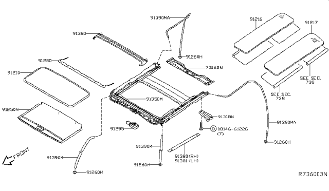 2010 Nissan Quest Hose-Drain Diagram for 91390-ZE60A