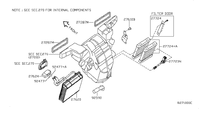 2007 Nissan Quest Cooling Unit Diagram 1