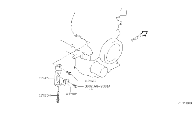 2010 Nissan Quest Power Steering Pump Mounting Diagram