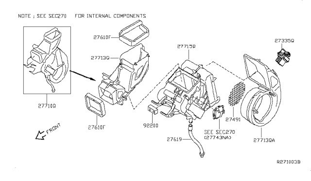 2009 Nissan Quest Cooling Unit Diagram 2