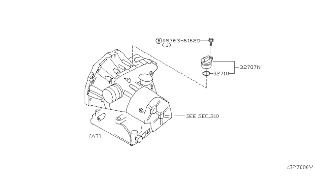 2005 Nissan Quest Speedometer Pinion Diagram