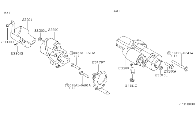 2005 Nissan Quest Cover-Plate Diagram for 30417-8Y020