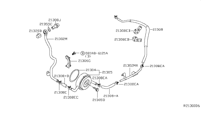 2005 Nissan Quest Oil Cooler Diagram 2