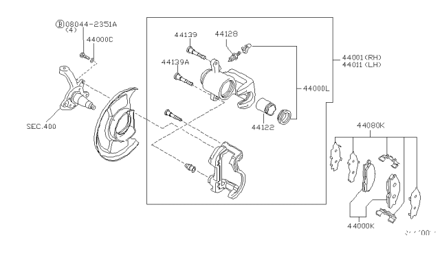 2010 Nissan Quest Rear Brake Diagram 1